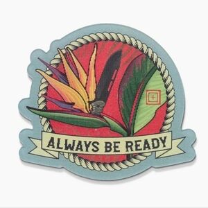 NWT 5.11 Tactical Knife Of Paradise Patch